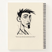 Personalized Sketches and Scribbles Notebook Notitieboek (Achterkant)