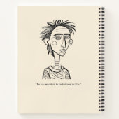Personalized Sketches and Scribbles Notebook Notitieboek (Achterkant)