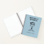 Personalized Sketches and Scribbles Notebook Notitieboek (Binnen)