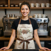 Personalized Sloth Coffee Bar Apron Schort