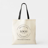 Personalized Small Business Branding Reusable Tote Bag (Achterkant)