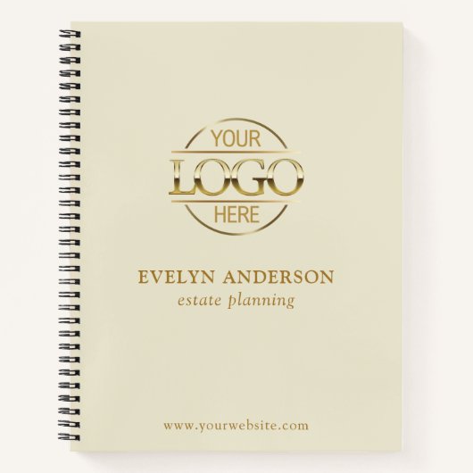 Personalized Small Businesses Corporate Office Notitieboek (Voorkant)