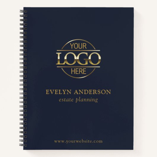 Personalized Small Businesses Corporate Office Notitieboek (Voorkant)