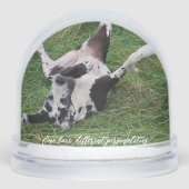 personalized snow globe featuring two of your own  sneeuwbol (Voorkant)