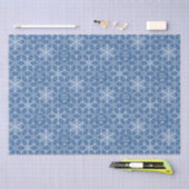 Personalized Snowflake star Holiday wrapping paper Tissuepapier (Craft)