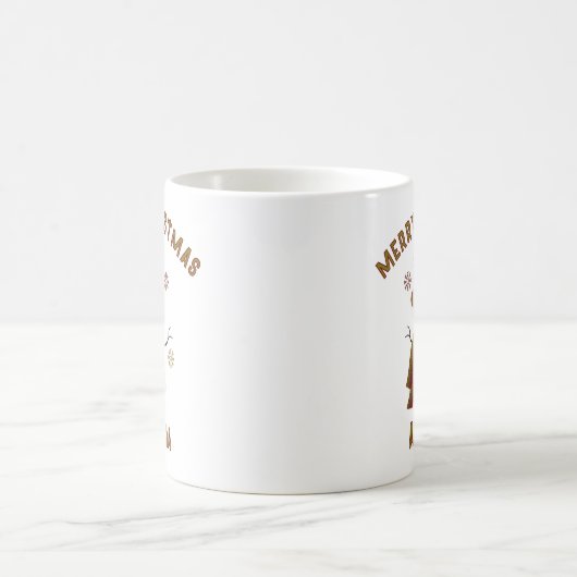 Personalized Snowman Christmas Koffiemok (Center)