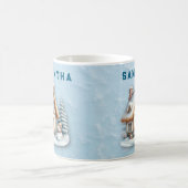 Personalized Snowman Christmas Mug with Name  Koffiemok (Center)