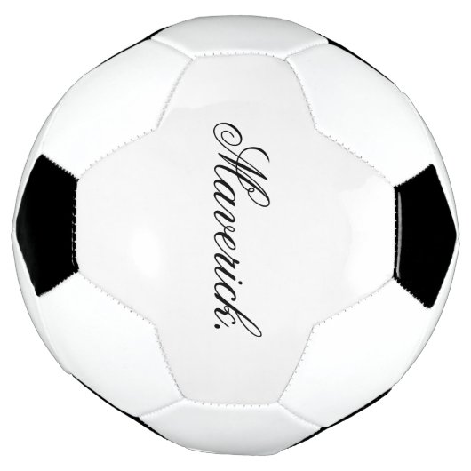 Personalized Soccer Ball with Custom Name for Any Voetbal (Gedraaid)