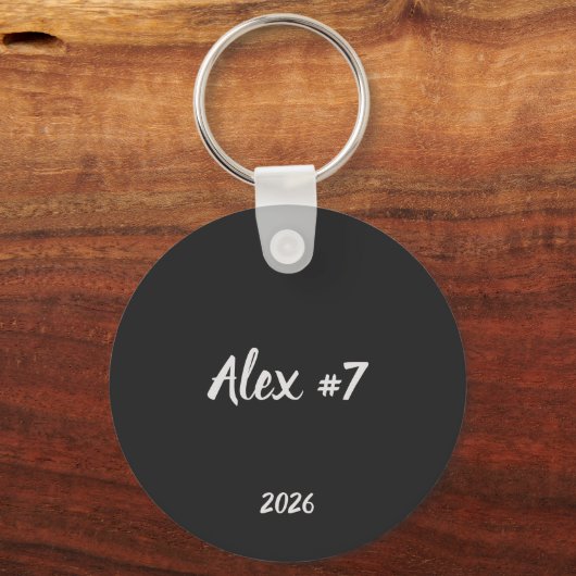 Personalized Soccer Mama Keychain – Custom Name (Achterkant)