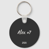 Personalized Soccer Mama Keychain – Custom Name (Achterkant)