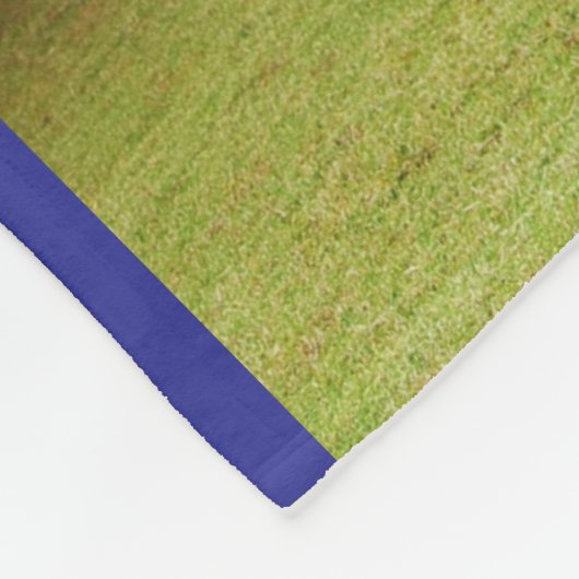 Personalized soccer player team fleece deken (Hoek)