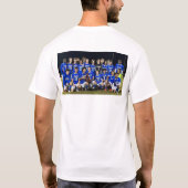 Personalized Soccer Senior Night Player Keepsake T-shirt (Achterkant)