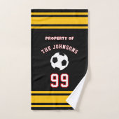 Personalized soccer Sports coach Football Player Handdoek (Handdoek)