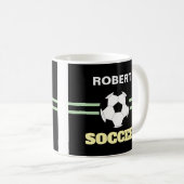 Personalized Soccerball Mug Koffiemok (Voorkant rechts)