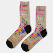 Personalized Socks Add Your Name  Sokken (Links)