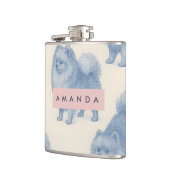 Personalized Soft and Cute Pomeranian Pattern Heupfles (Links)