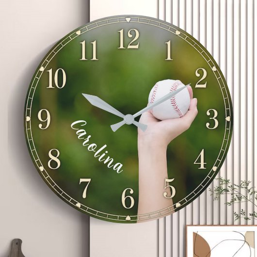 Personalized Softball Pitcher Custom Name  Grote Klok