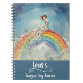 PERSONALIZED Songwriting Journal, Spiral Bound Notitieboek (Voorkant)