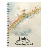 PERSONALIZED Songwriting Journal, Spiral Bound Notitieboek (Voorkant)