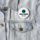 Personalized Sound Engineer Audio Engineering Ronde Button 5,7 Cm (In situ)