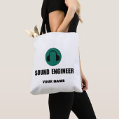 Personalized Sound Engineer Audio Engineering Tote Bag (Dichtbij)