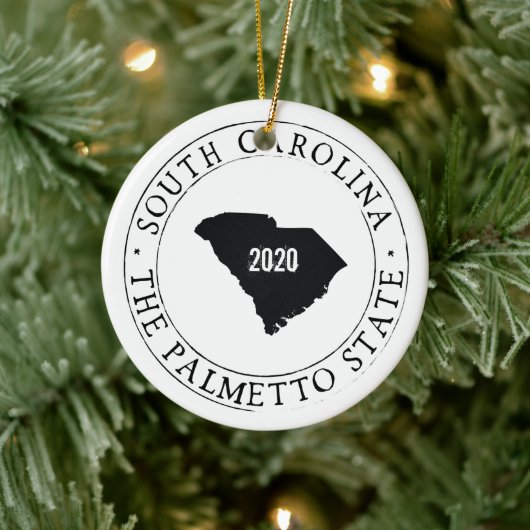 Personalized South Carolina Ornament (Boom)