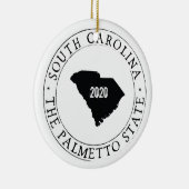 Personalized South Carolina Ornament (Rechts)