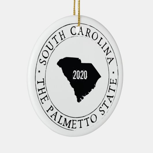 Personalized South Carolina Ornament (Rechts)