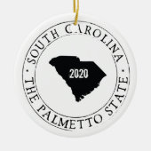 Personalized South Carolina Ornament (Voorkant)