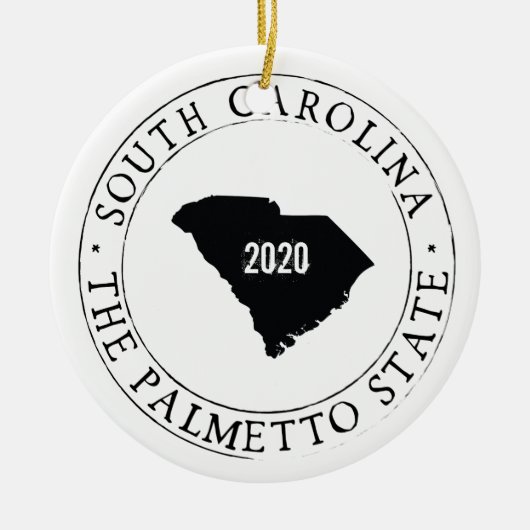 Personalized South Carolina Ornament (Voorkant)