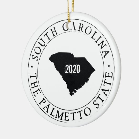 Personalized South Carolina Ornament (Links)