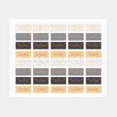 Personalized Space Name Labels neutral Set (Vel)