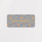 Personalized Space Name Labels neutral Set (Design 2)