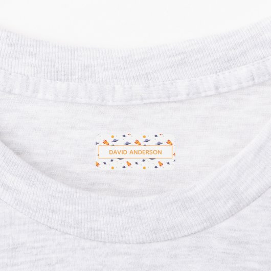 Personalized Space Name Labels neutral Set (Aangebracht)