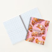 Personalized Sparkle Croissant Style Notitieboek (Binnen)