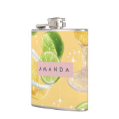 Personalized Sparkle Margarita & Lime Heupfles (Links)