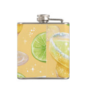 Personalized Sparkle Margarita & Lime Heupfles (Achterkant)