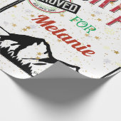 Personalized Special Delivery From The North Pole Cadeaupapier (Hoek)