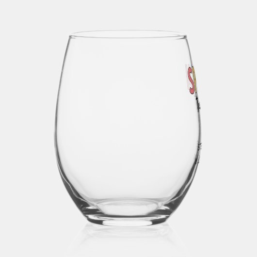 Personalized Speech Therapist SLP Wijnglas Zonder Voet (Rechts)