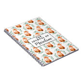 Personalized Spiral Photo Notebook – Cute Fox  Notitieboek (Rechterzijde)