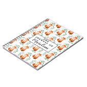 Personalized Spiral Photo Notebook – Cute Fox  Notitieboek (Linkerzijde)