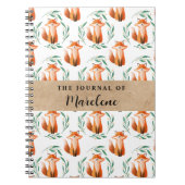 Personalized Spiral Photo Notebook – Cute Fox  Notitieboek (Voorkant)