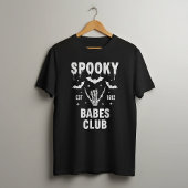 Personalized Spooky Halloween Group College Party T-shirt