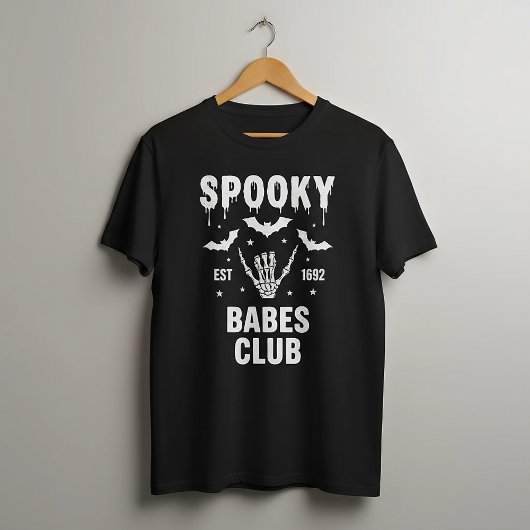 Personalized Spooky Halloween Group College Party T-shirt