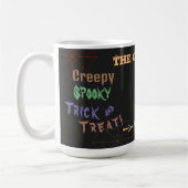 Personalized Spooky Halloween Magically Potions Koffiemok (Links)