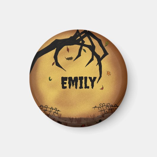 Personalized Spooky Hand Emo Magneet (Voorkant)