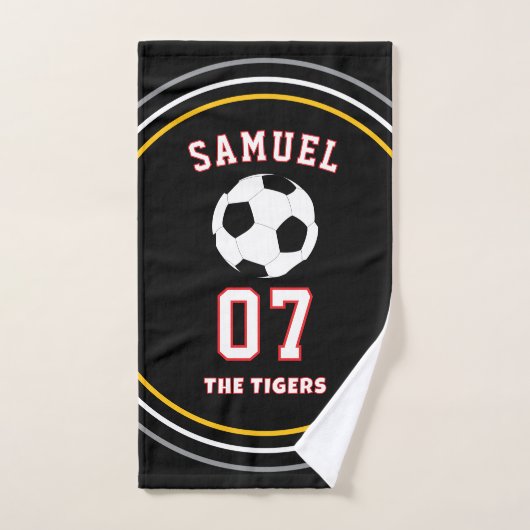 Personalized Sports coach soccer Football Player Handdoek (Handdoek)