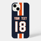 Personalized Sports Jersey  iPhone Hoesje (Achterkant)