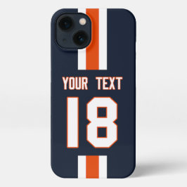 Personalized Sports Jersey iPhone 13 Hoesje