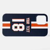 Personalized Sports Jersey  iPhone Hoesje (Achterkant horizontaal)